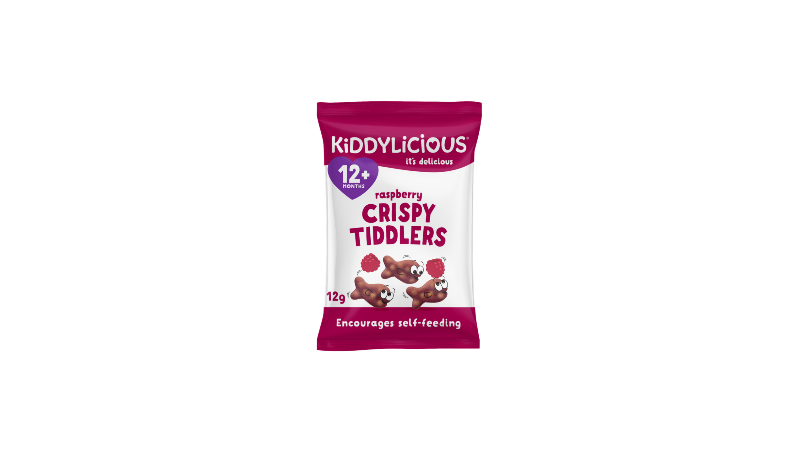 Chrumkavé malinové rybičky 12g – Obrázok 1